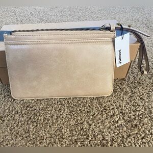 Sonoma Cream Wristlet Clutch